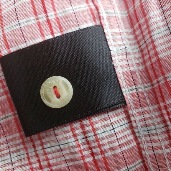 Tailored Fit Sean Jean Fiery Red SW130435 Cotton Men Extra Large Shirt - Picture 2 of 12